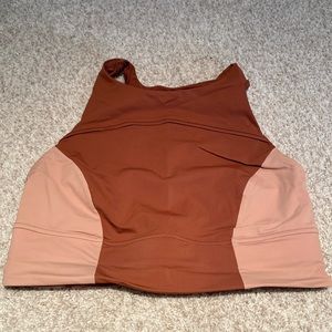 Lululemon Hike to Swim Bra in Ancient Copper/Pink Clay
